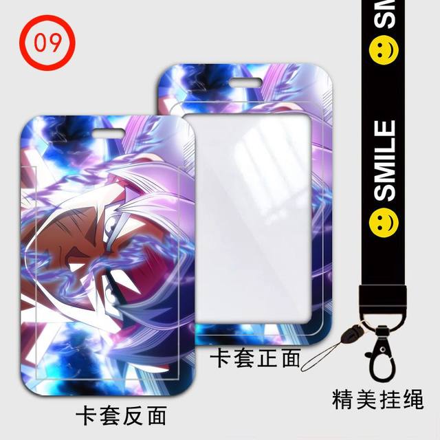 Dragon Ball Colored Campus ID Lanyard Clip Card Sleeve Anime Figure Son  Goku Vegeta IV Piccolo PC Hard Shell Children's Toy Gift - AliExpress