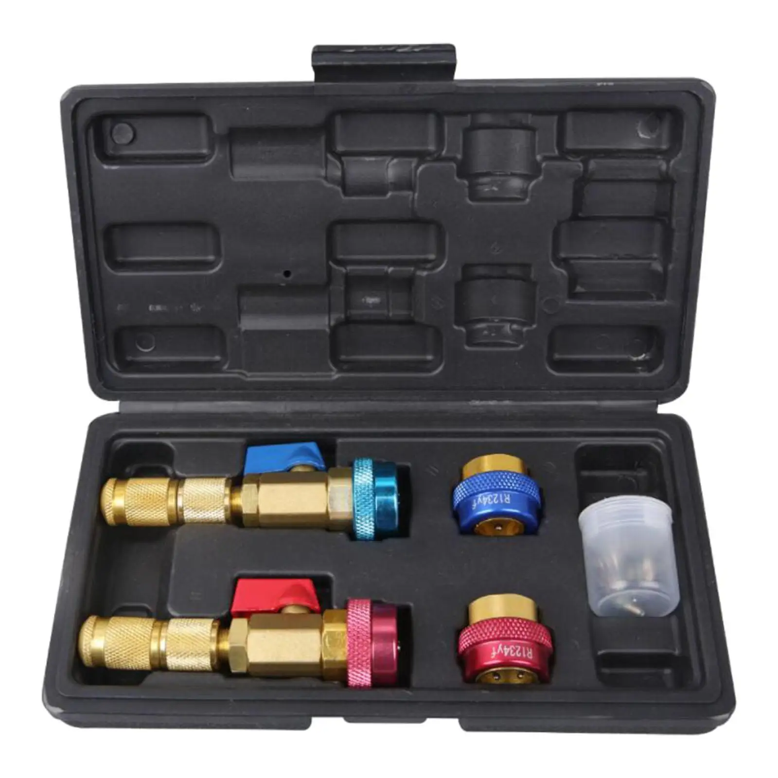 Automotive AC R134A R1234Yf Valve Core Remover and Installer Leakproof Conditioning Tool Set for Standard and Jra
