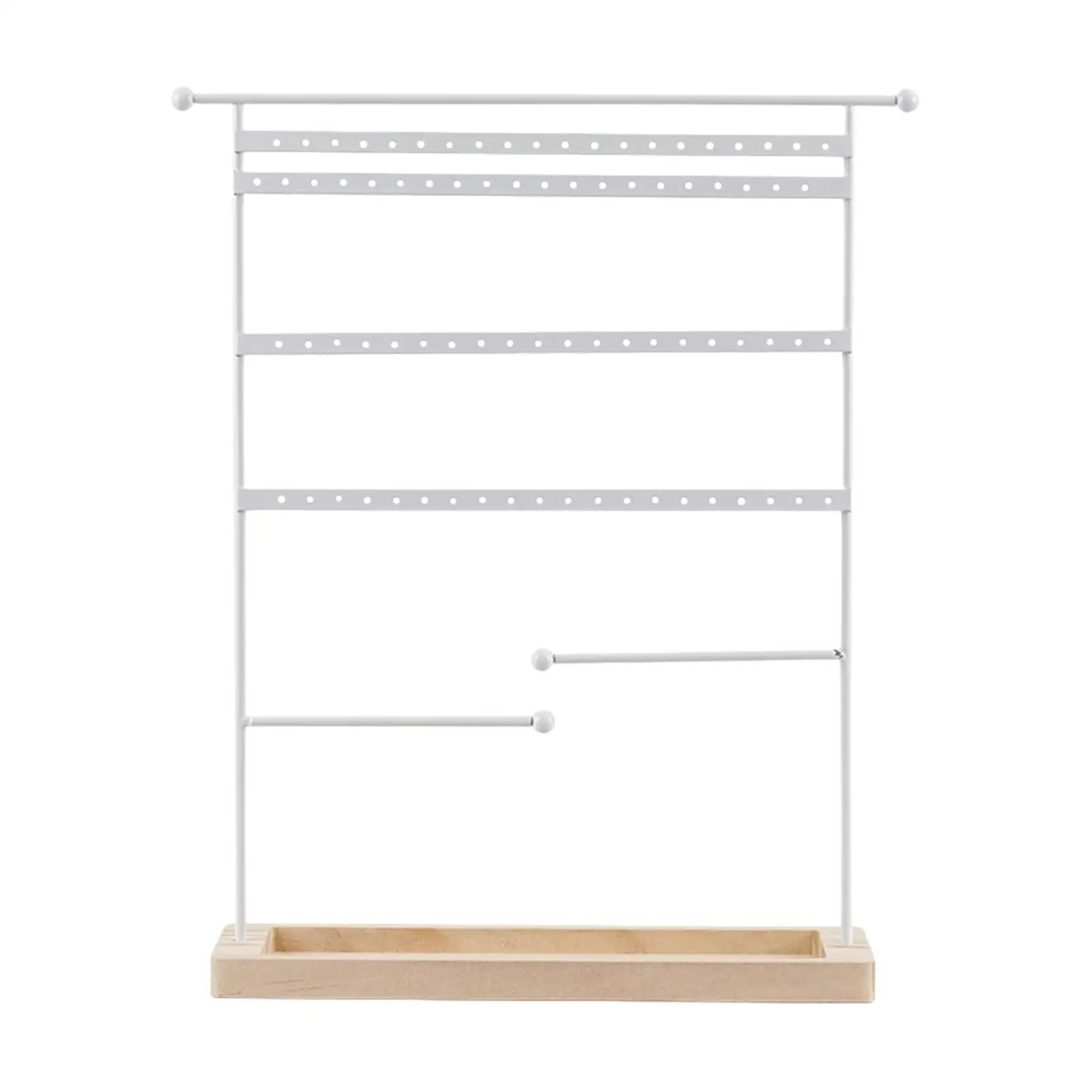 Jewelry Display Organizer Multi Layers Earring Display Holder Necklace Holder Stand for Bedroom Home Closet Desktop Eardrop