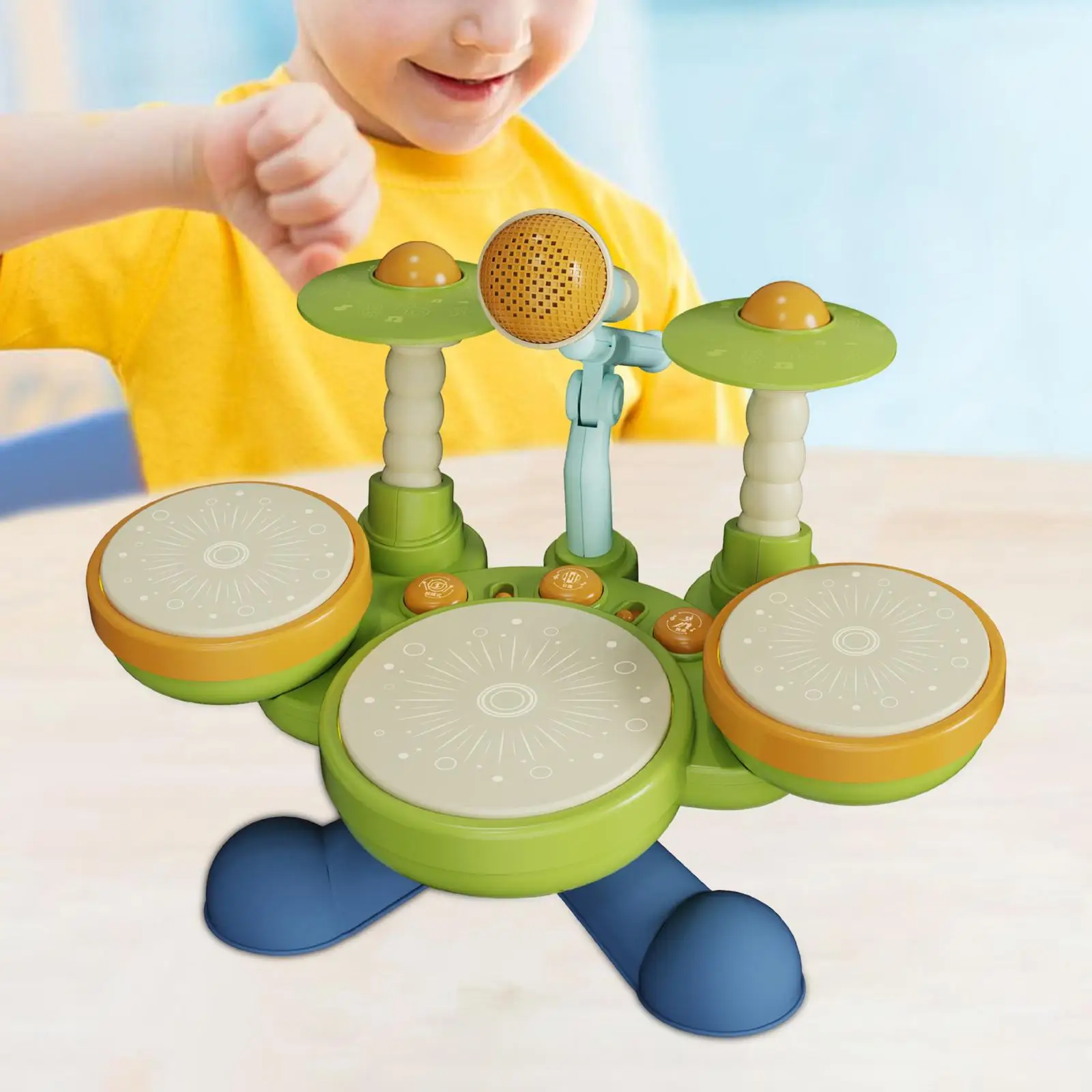 Light Toys 3 Year Old Baby Musical Instruments Baby Baby Drum Set