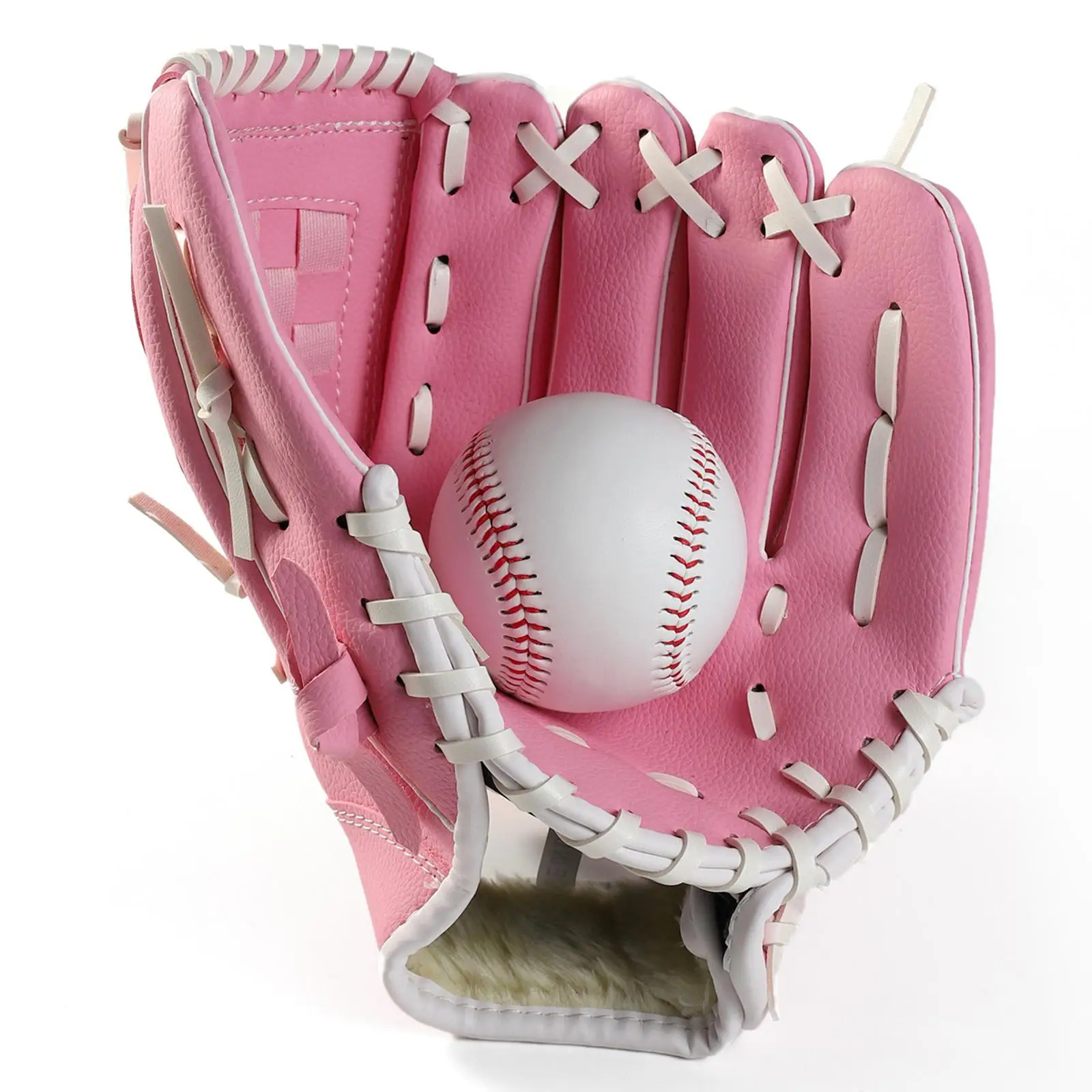PU Leather Baseball Softball Fielding Glove for Training Match
