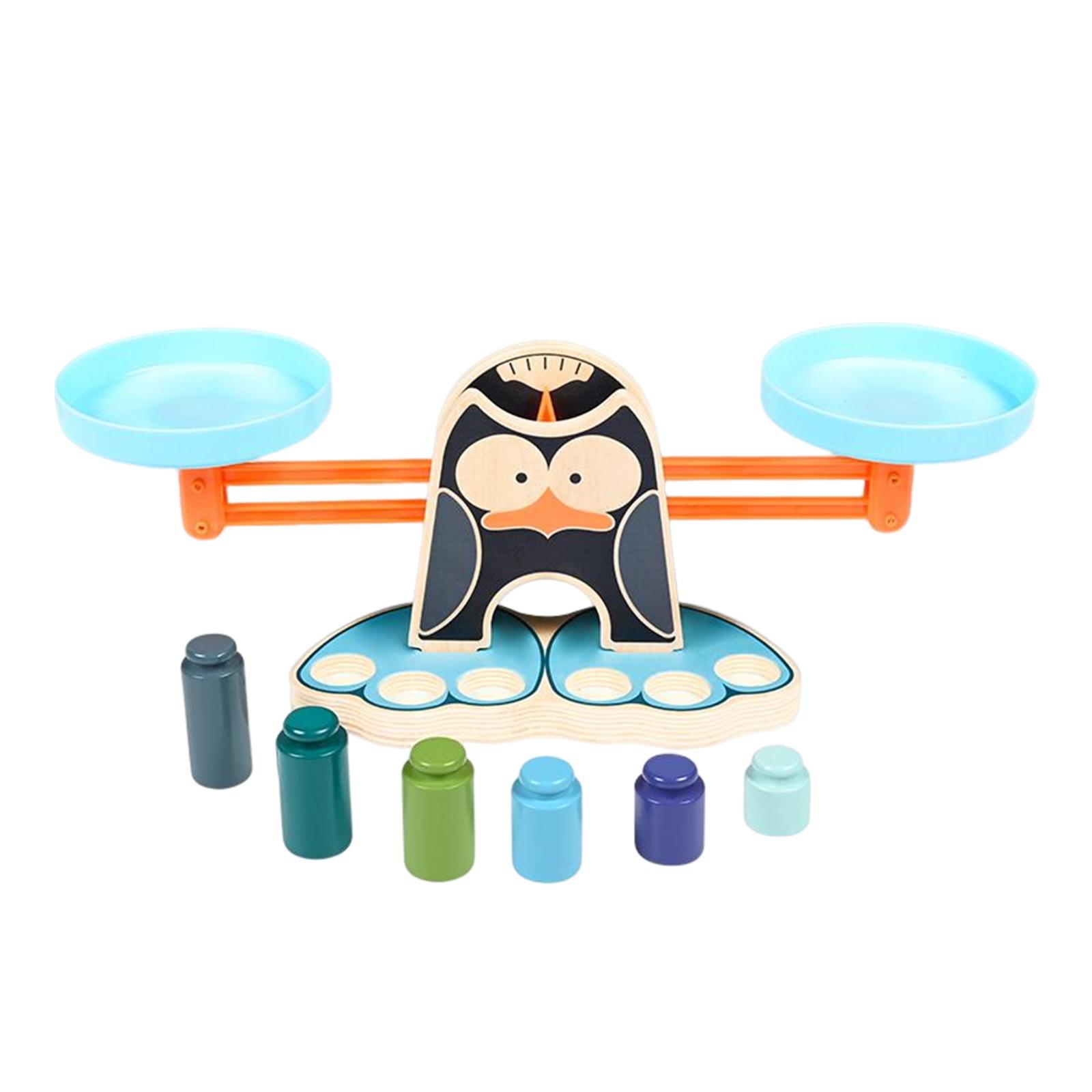 Penguin Balance Board Game Number Counting Toy Learning Toys for Kids Gifts