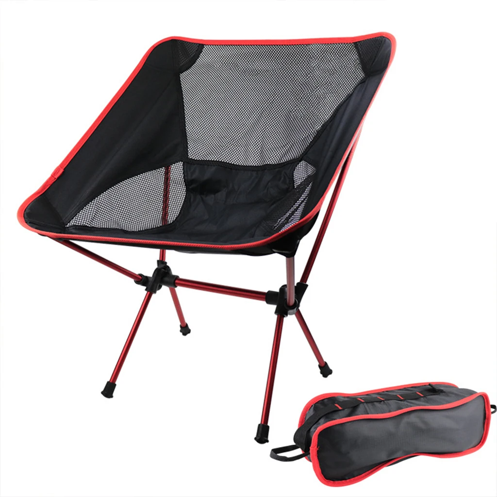 Travel Ultralight Folding Chair Superhard High Load Outdoor Camping Chair Portable Beach Picnic Hiking Seat Fishing Tools Chair
