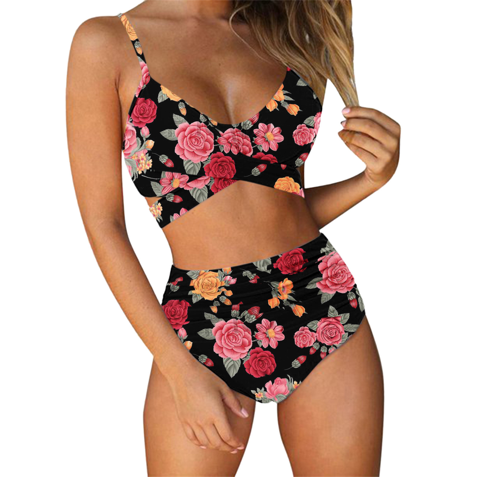 floral swim suits