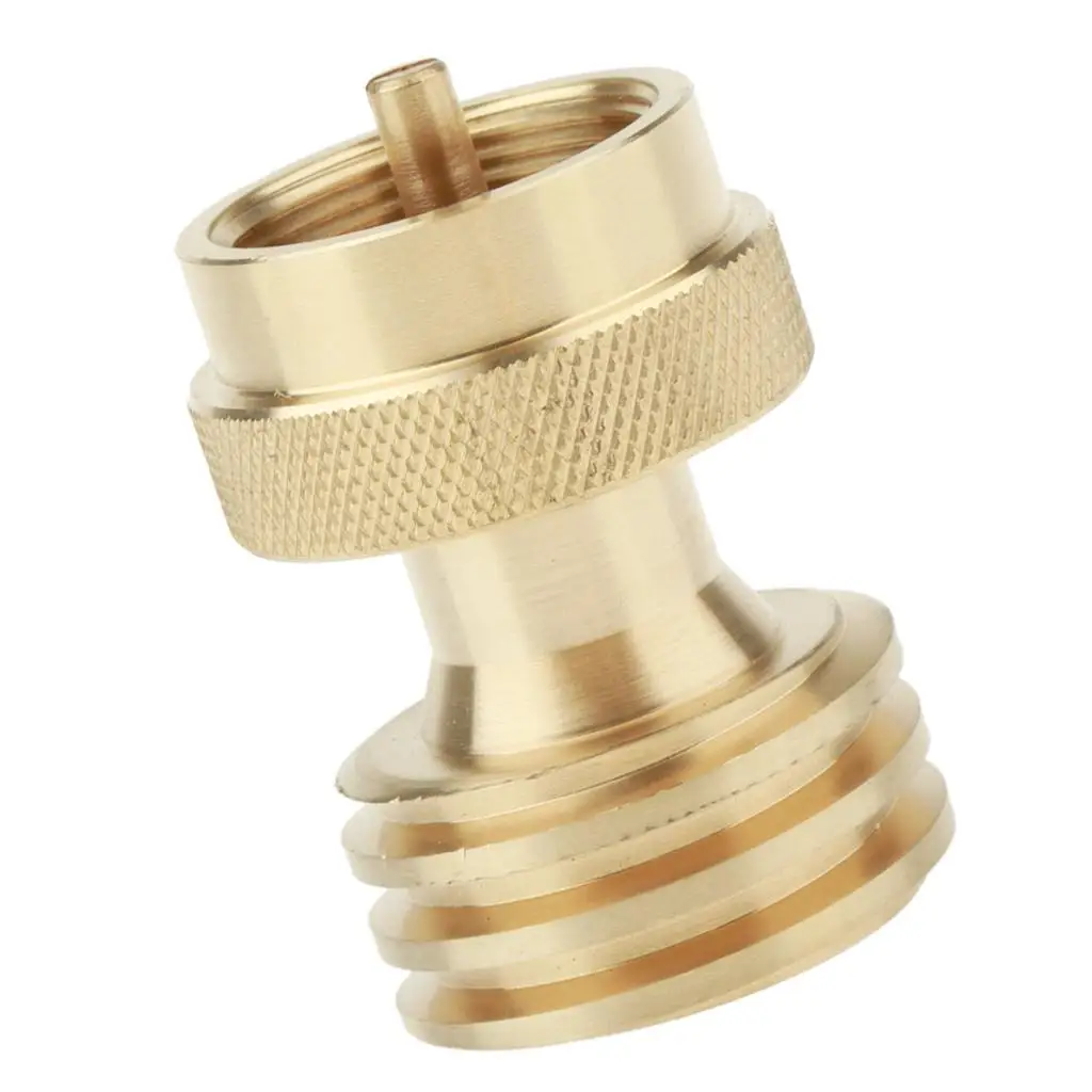 Universal Brass Gas Steel Bottle Tank Adapter Converter Connector