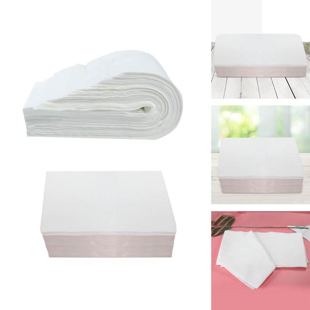 190 pièces de serviettes jetables, serviettes jetables, blanc