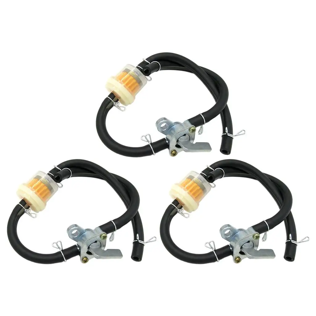 3 Pack Motorbike Fuel Oil Petrol Line  Hose  Scooter Universal