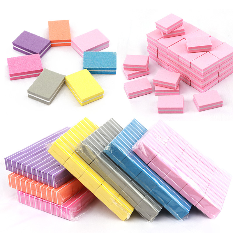 Best of 50pcs Double-sided Mini Nail File Blocks Colorful Sponge Nail Polish Sanding Buffer Strips Polishing Manicure Nail Art Tools Reviews & Tips