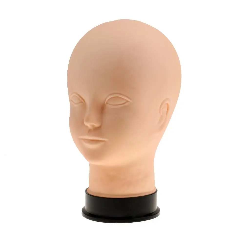 Pro PVC Practice Training Head Cosmetology Mannequin Doll Face Head