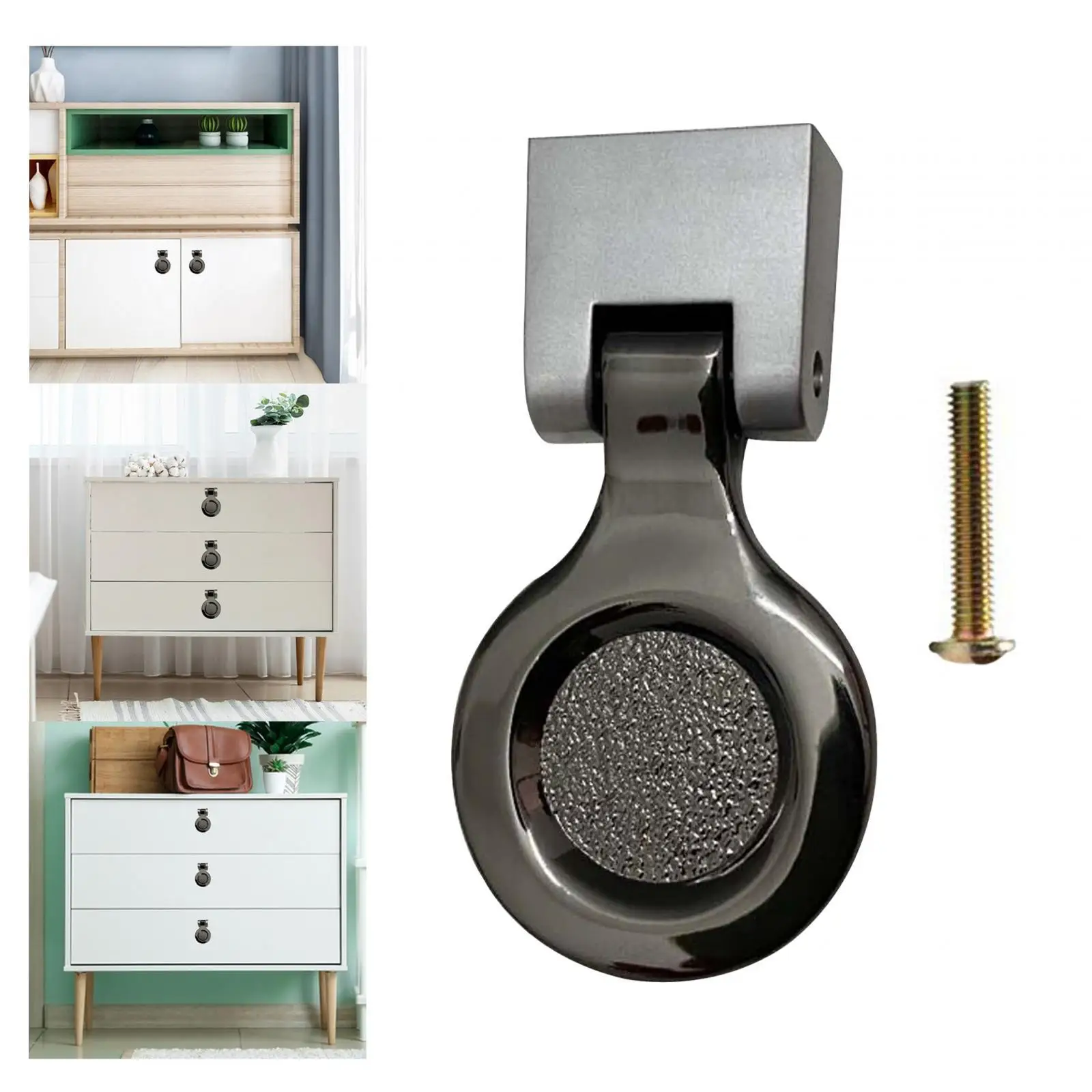 Metal Cabinet Knobs Pull Handle Dresser Wooden Boxes Furniture Bathroom Gate