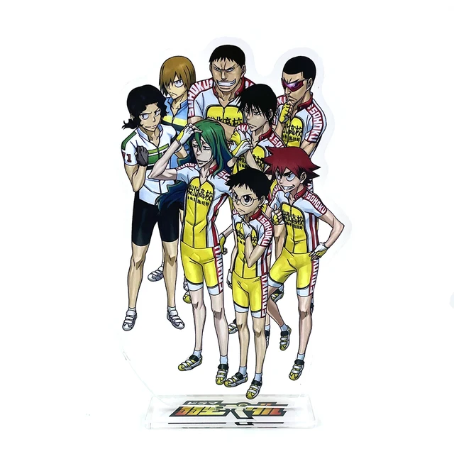 Chara Acrylic Figure Yowamushi Pedal LIMIT BREAK 12 / Sakamichi Onoda &  Shunsuke Imaizumi & Shokichi Naruko (Retro Art Illustration)