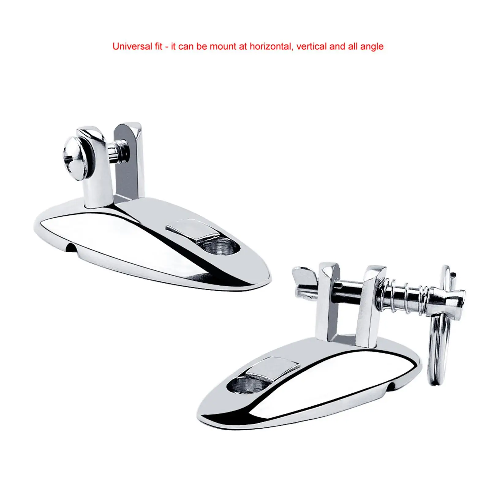 Stainless Steel Marine Deck Side Hinge Swivel Hinge Include Screws  Fitting Ship Outfitting Fishing Dinghy Hardware Accessories