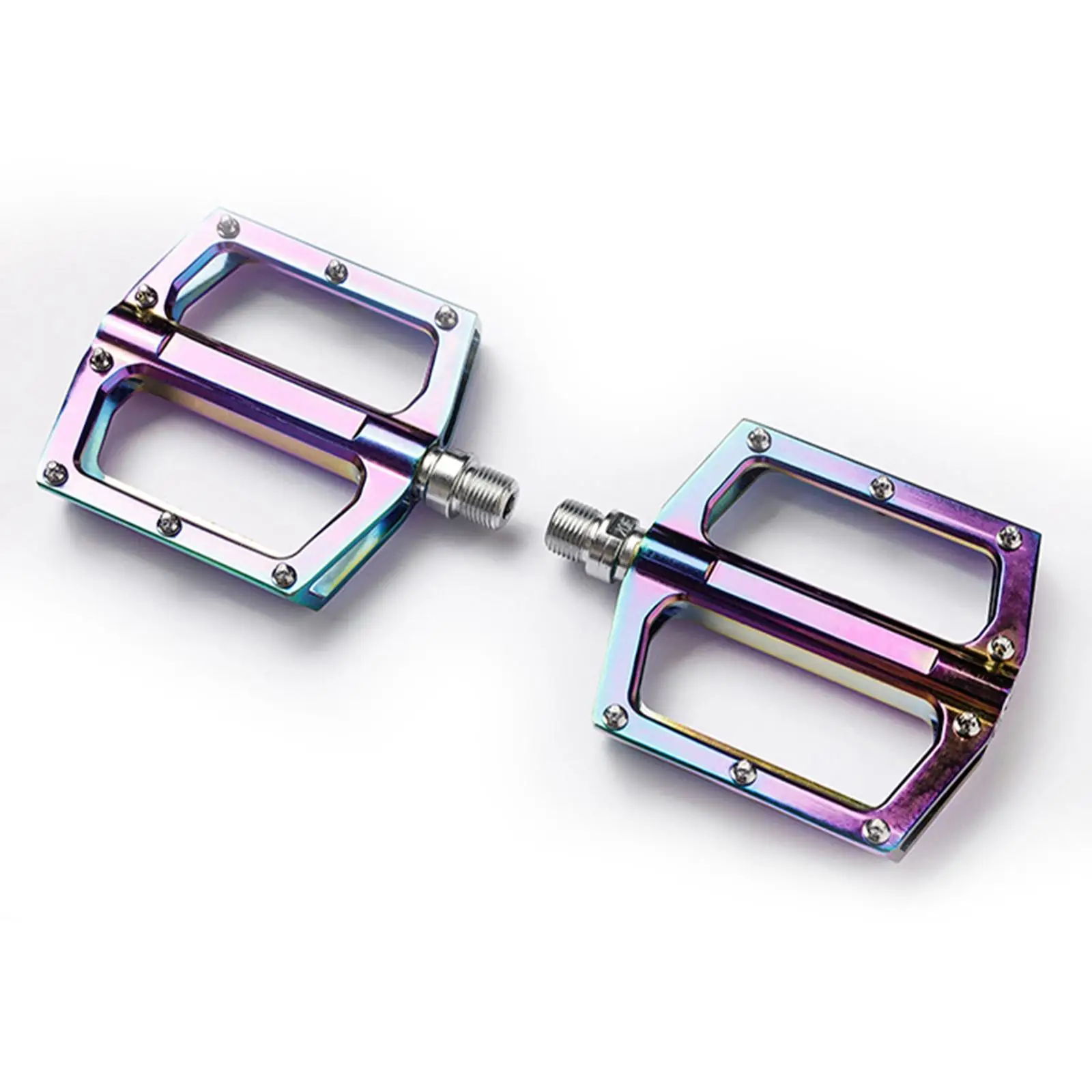 Road Mountain Bike Pedals Flat Aluminum Sealed Bearing 9/16 Inch