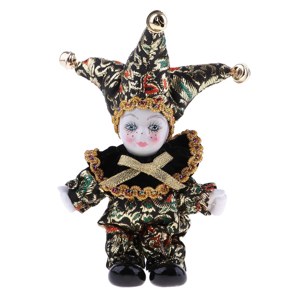 5inch 16cm Lovely Triangel Doll Italian Eros Love Tokens Dolls For Valentine Birthday Gifts Home Decoration (Black)