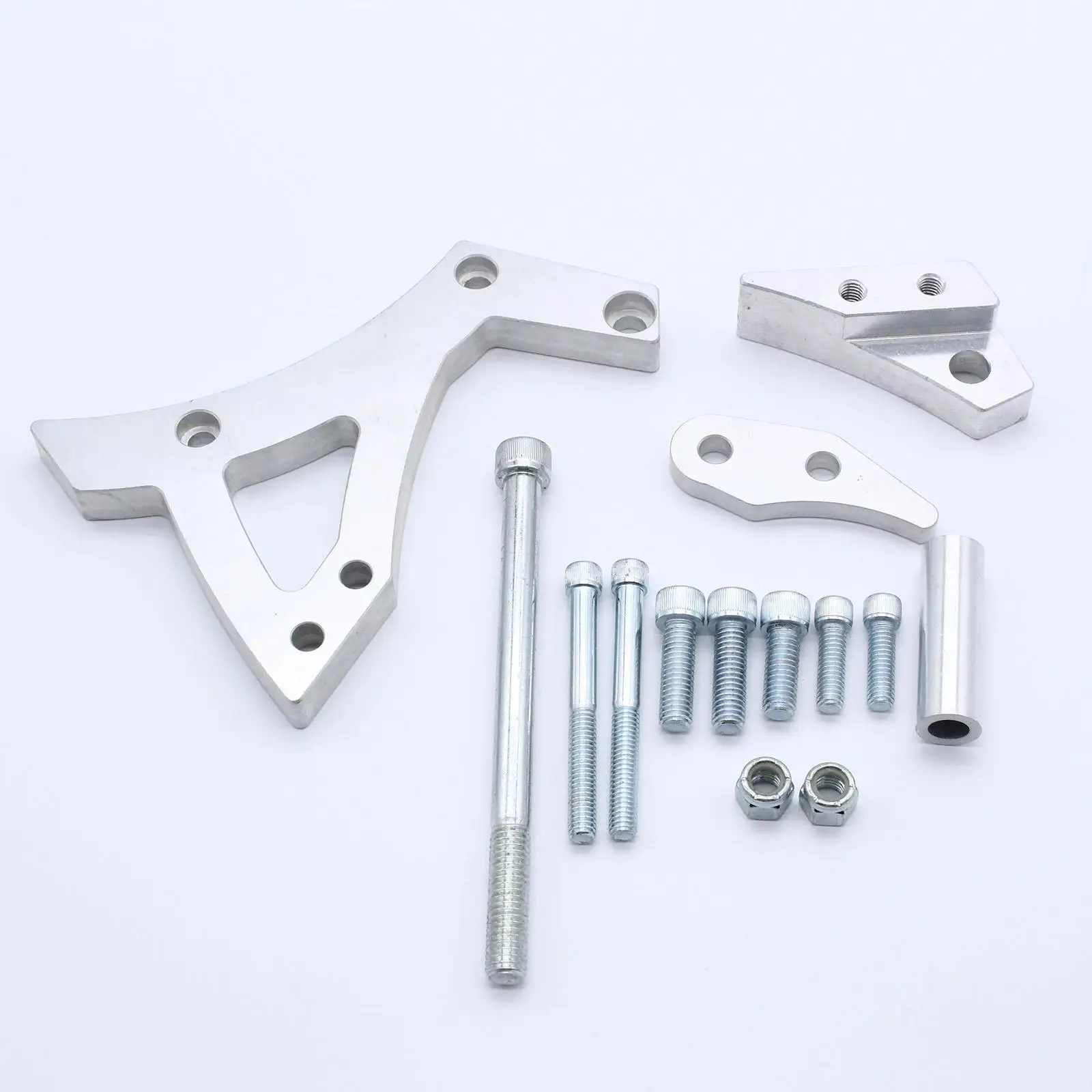 Alternator Bracket Mounting Kit, Accessories Aluminum Alloy /Side Mid Billet Engine Mount,  351C V8