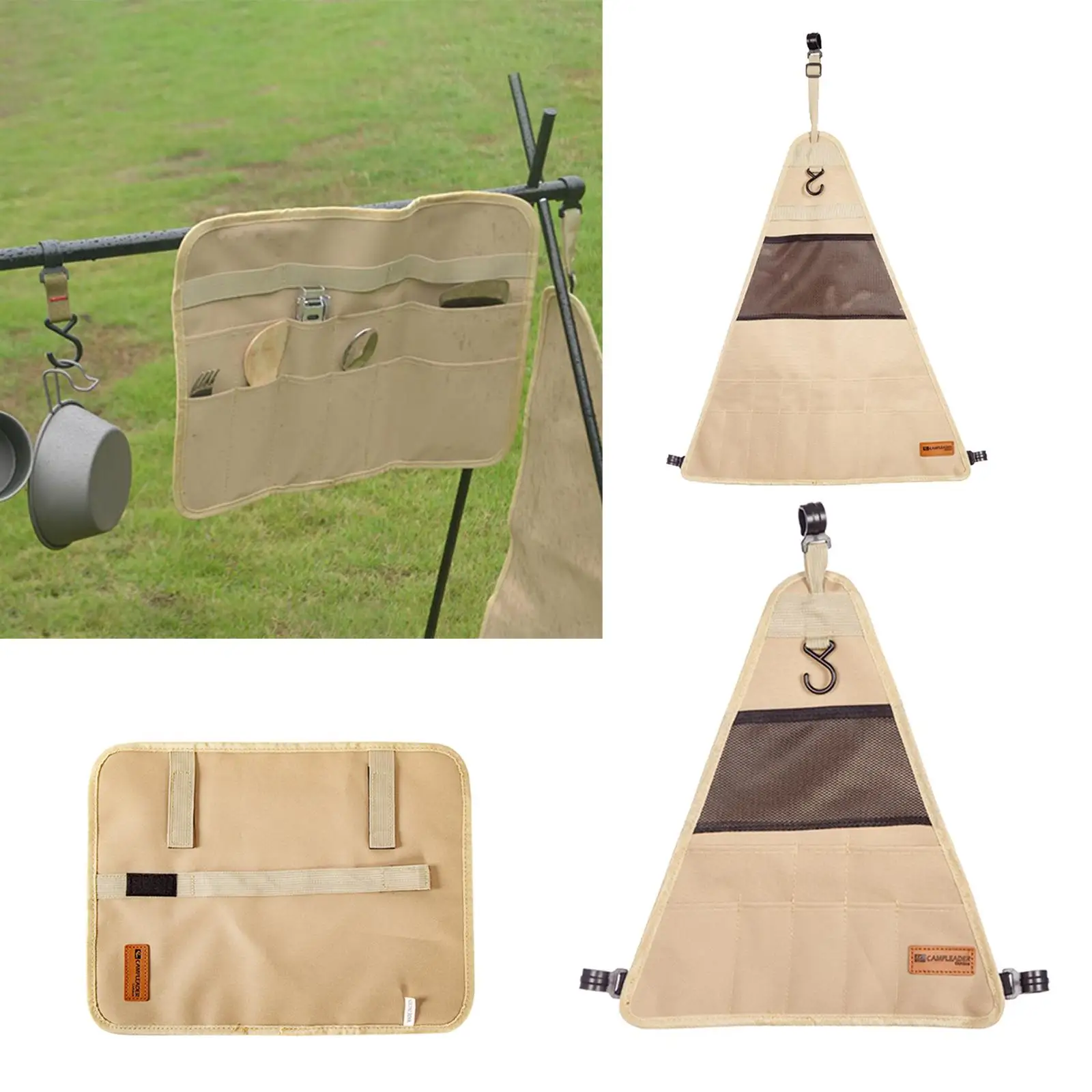Outdoor Tableware Storage Bag Cookware Foldable for Picnic Backpacking BBQ