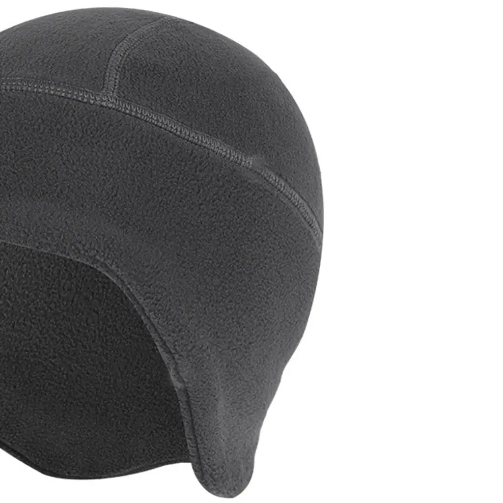 Skull Caps Liner Fleece Beanie Hats for Running Riding Women Men