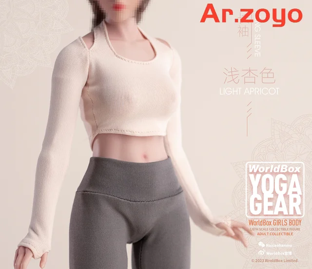  1/6 Scale Female Clothes,Female Stretch Sports Pants Trousers  Sportswear Outfit Clothing for 12inch PH TBL JO Worldbox Action Figure Body  (Gray) : Toys & Games