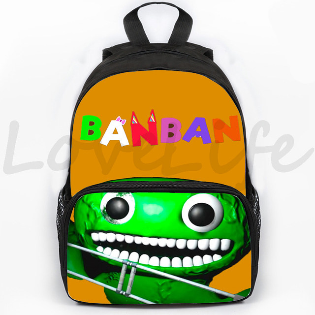 Garten of Banban Banban Garden Jogo Mochilas Escola Primária Estudantes  Mochila Infantil Mochila Escolar Saco de Meninos e Meninas - AliExpress