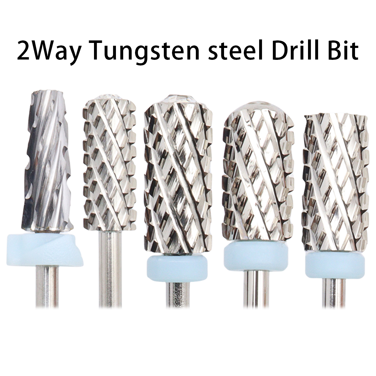 Best of 4XC 5 In 1 Left&amp;Right Hand Use Tungsten Carbide Nail Drill Bit Milling Cutter Eletric Manicure Machine Equipment Cuticle Clean Reviews & Tips