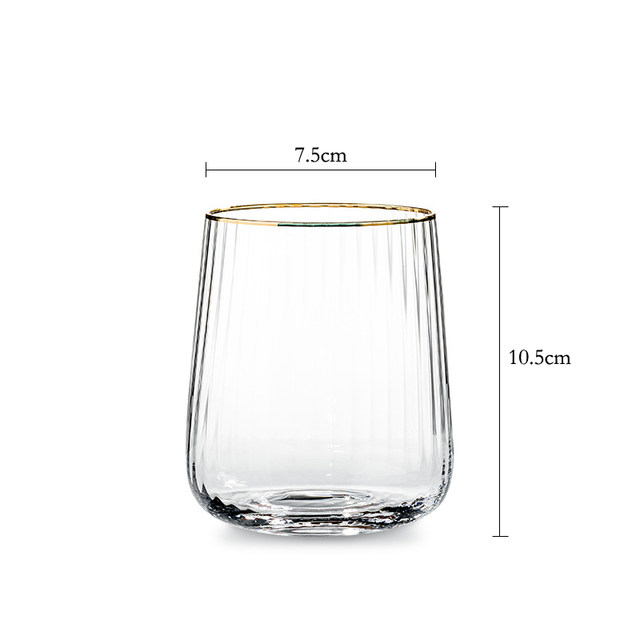 Glass Cup Large Glass Coffee Tea Cup Luxury Drinking Glasses