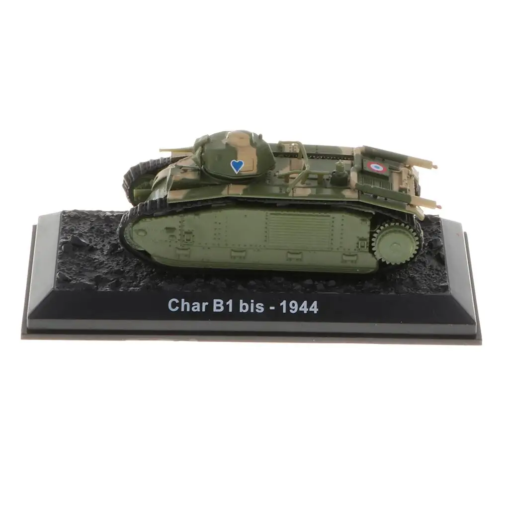 French   Tank, 1/72 Scale   Diecast Model Tank Char B1