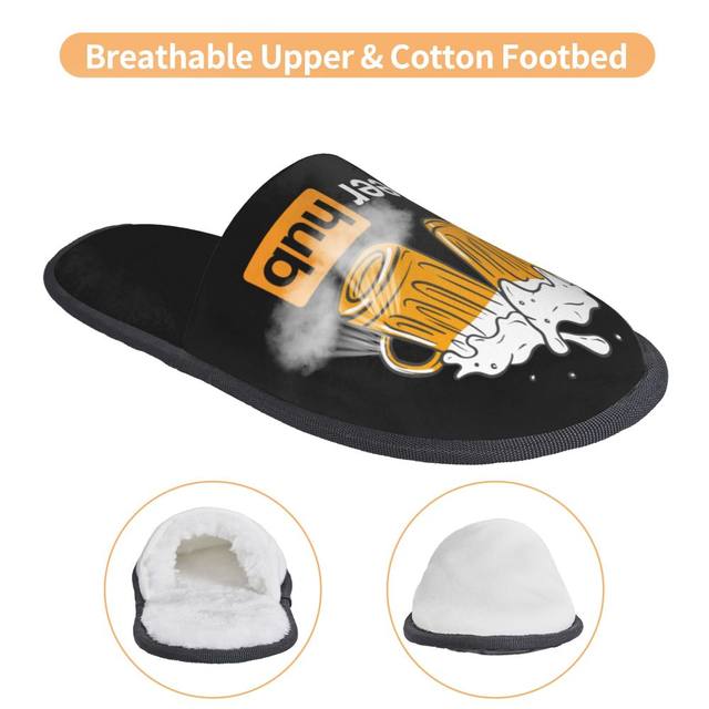 Pantofole personalizzate in Memory Foam con mozzo di birra da