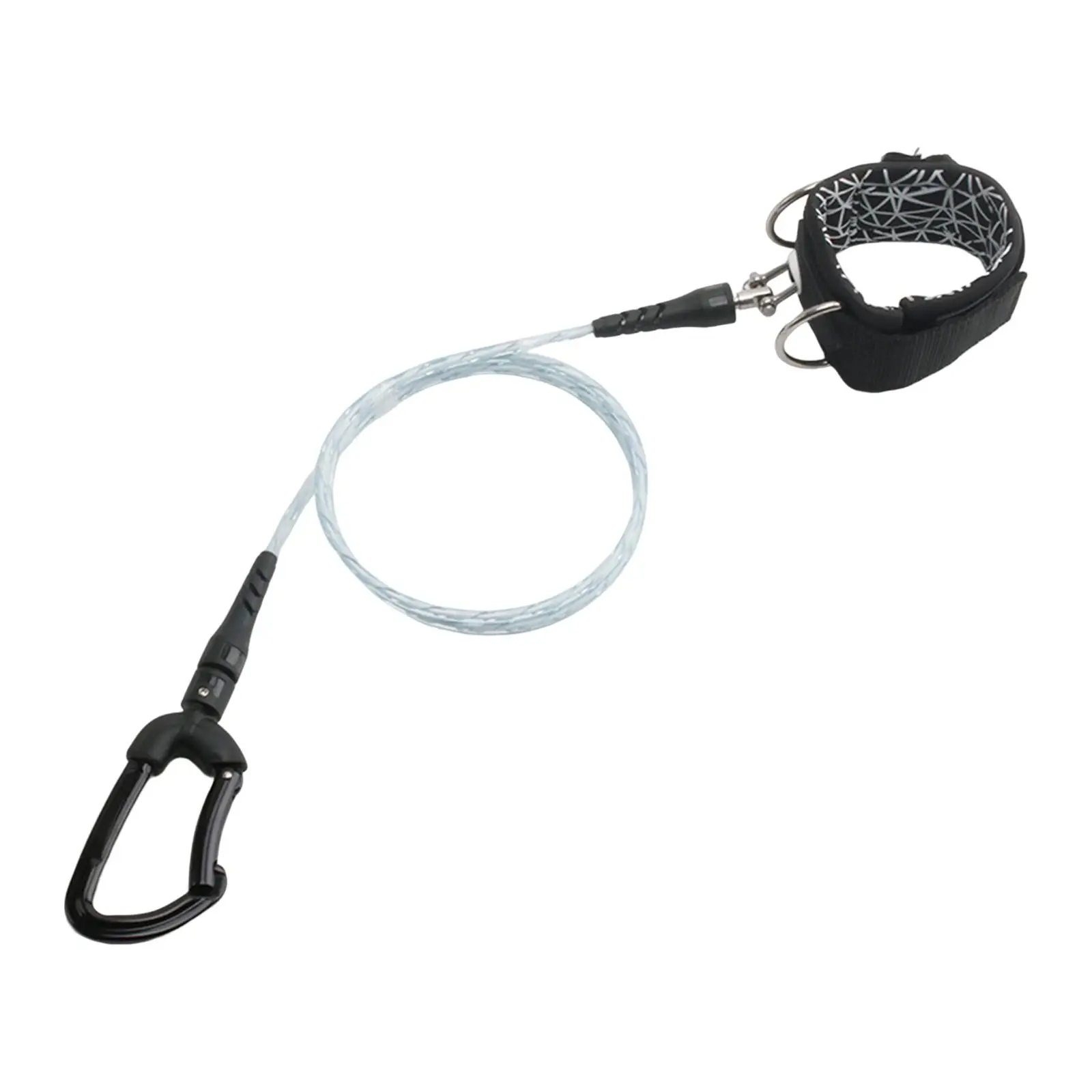 Freediving Lanyard Leash Anti Lost Safety Cable for Water Sport Freediving