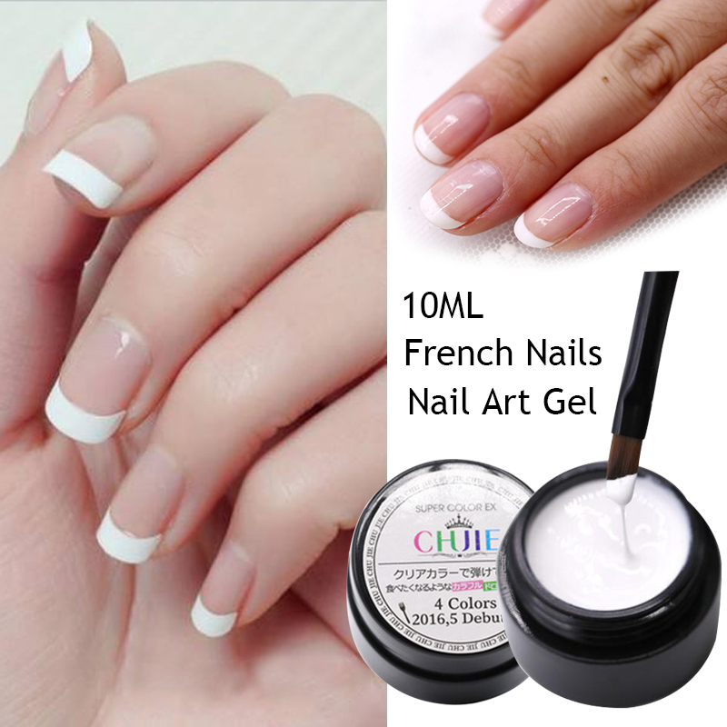 Best of White French Line Nails Polish Gel Semi Permanent Quick-drying Nail UV Gel DIY Pattern Painting French Nail Art Manicure Tools Reviews & Tips - Image 2