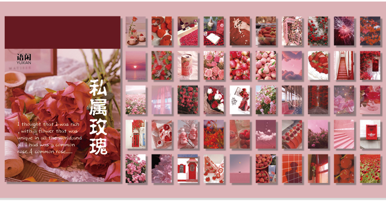 50 Pcs Starry Sky Scenery Decorative Stickers for Scrapbooking Diary Album Stationery Painting - INS Style Stick Label Accessori