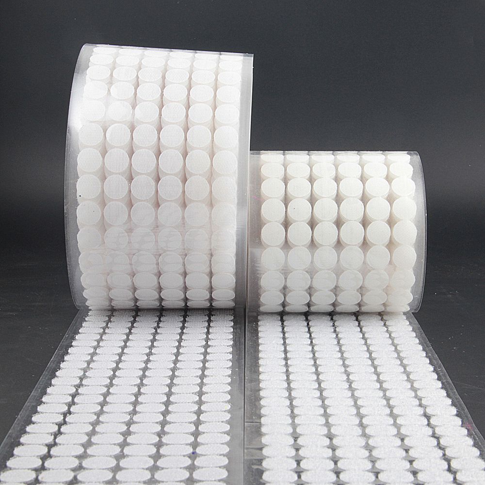 99pairs 10/15/20mm Transparent Sticky Dots Self Adhesive Hook and Loop Fastener Tape Strong Glue Baby Round Coin Tape Sticker