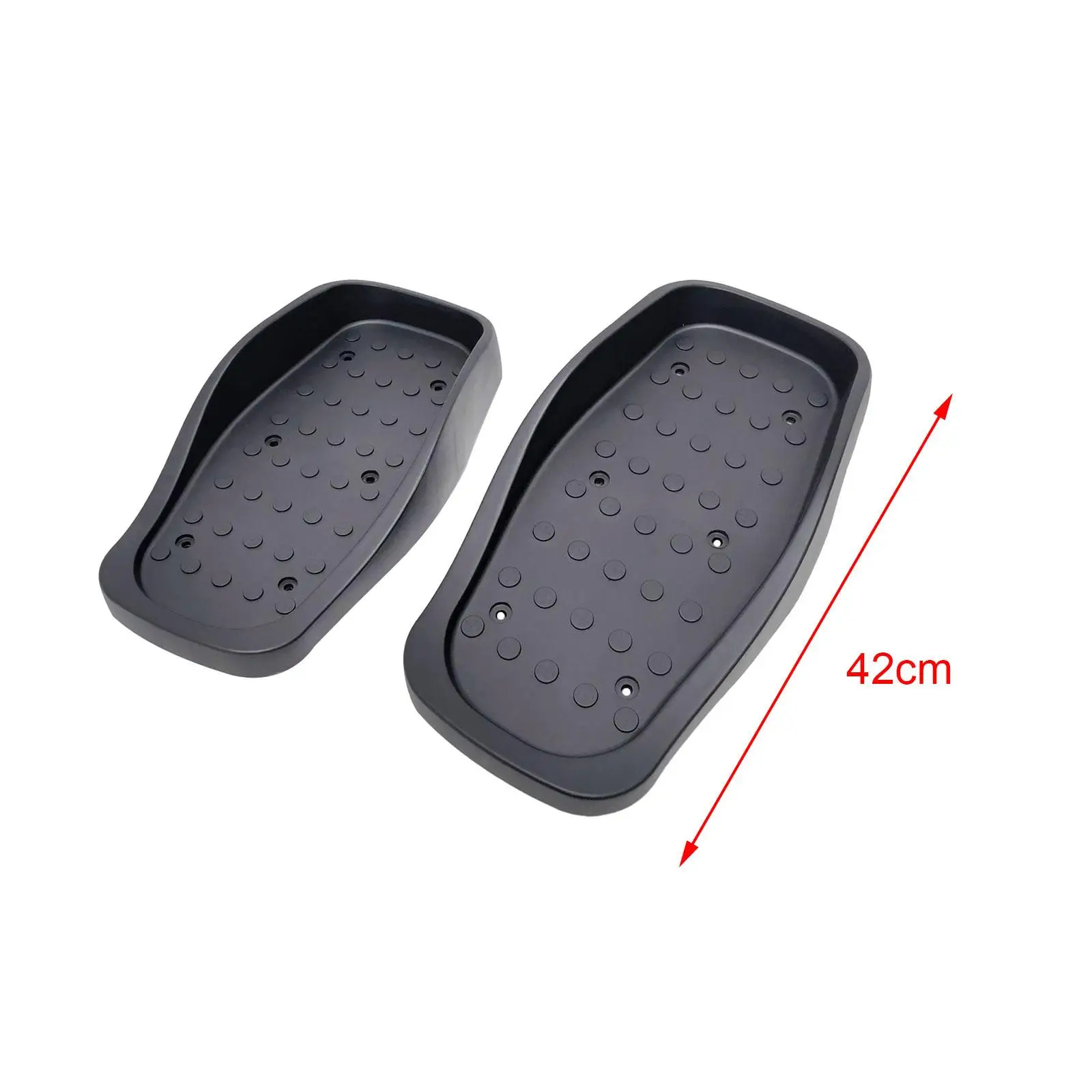 2x Elliptical Machine Pedals Replacement Universal Easy to Install Footboard for Exercise Sports Home Use Workout Body Building