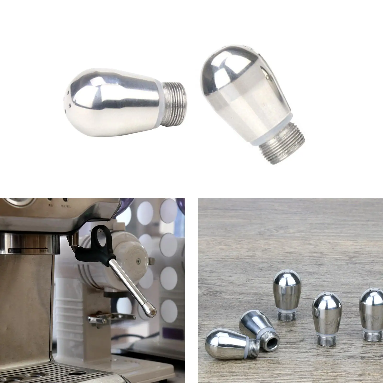 Coffee Machine Steam Nozzle, Milk Foam Spout for Kitchen Cafe Milk Shop Accessory