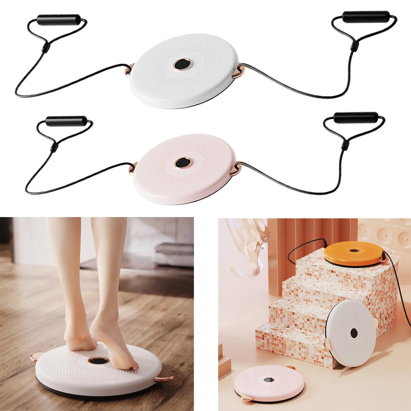 Waist Twisting Disc Portable Stable for Waist Abdominal Muscle Elderly