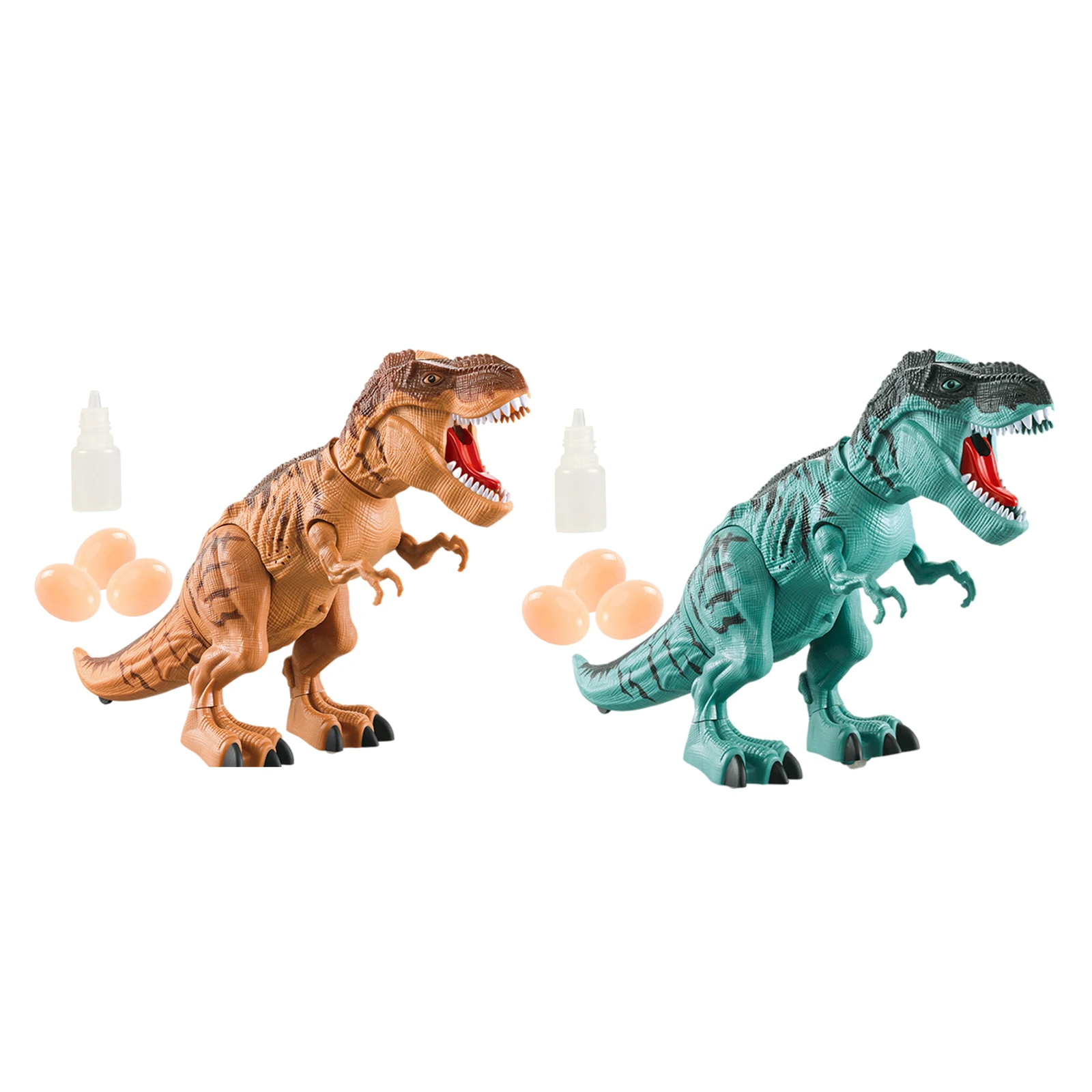 Electric Dinosaur Toys with Glowing Eyes LED Eyes Walking Movement Simulation Dinosaur Toys for Toddlers Birthday  Toys