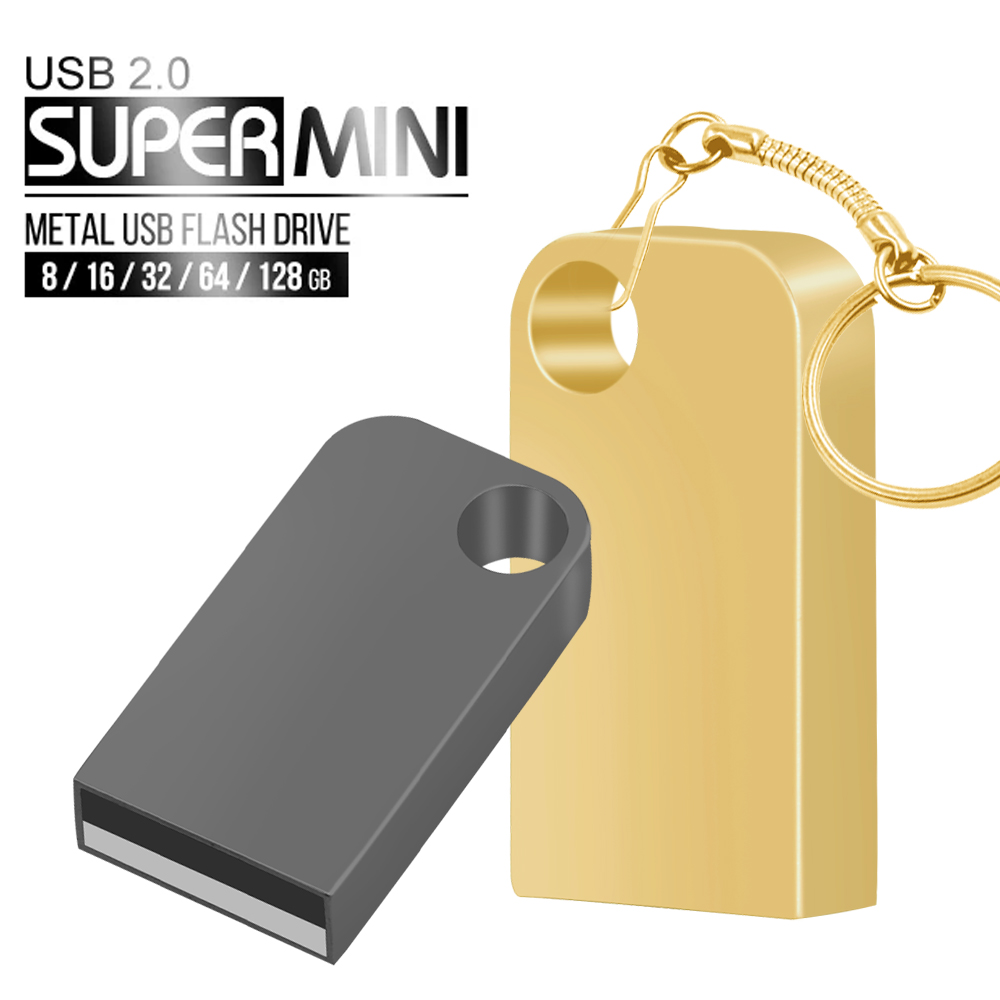 Usb2.0 4 Gb Disk Usb Flash Drive 32 Gb Cool Pendrive Metal 8 Gb Pen Drive 16 Gb Usb Stick Kleur Zilver Flash Drive Hoge Snelheid