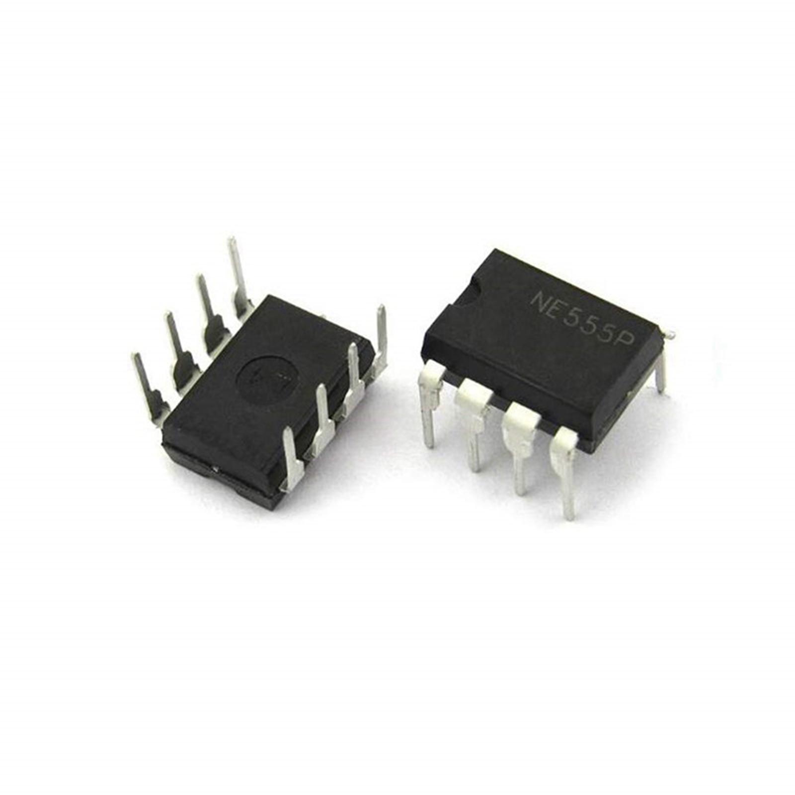 30 Pieces 555 Timer Chip 8Pin Dip Single Precision IC Ne555 Pulse Generator Easy to Install