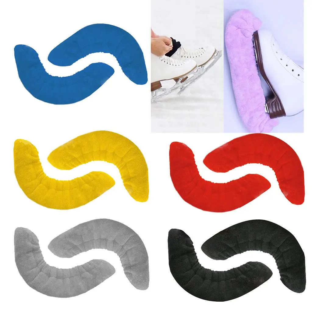 Toweling Ice Soaker Figure Cover Guards Kids Hockey Skates   Blotters