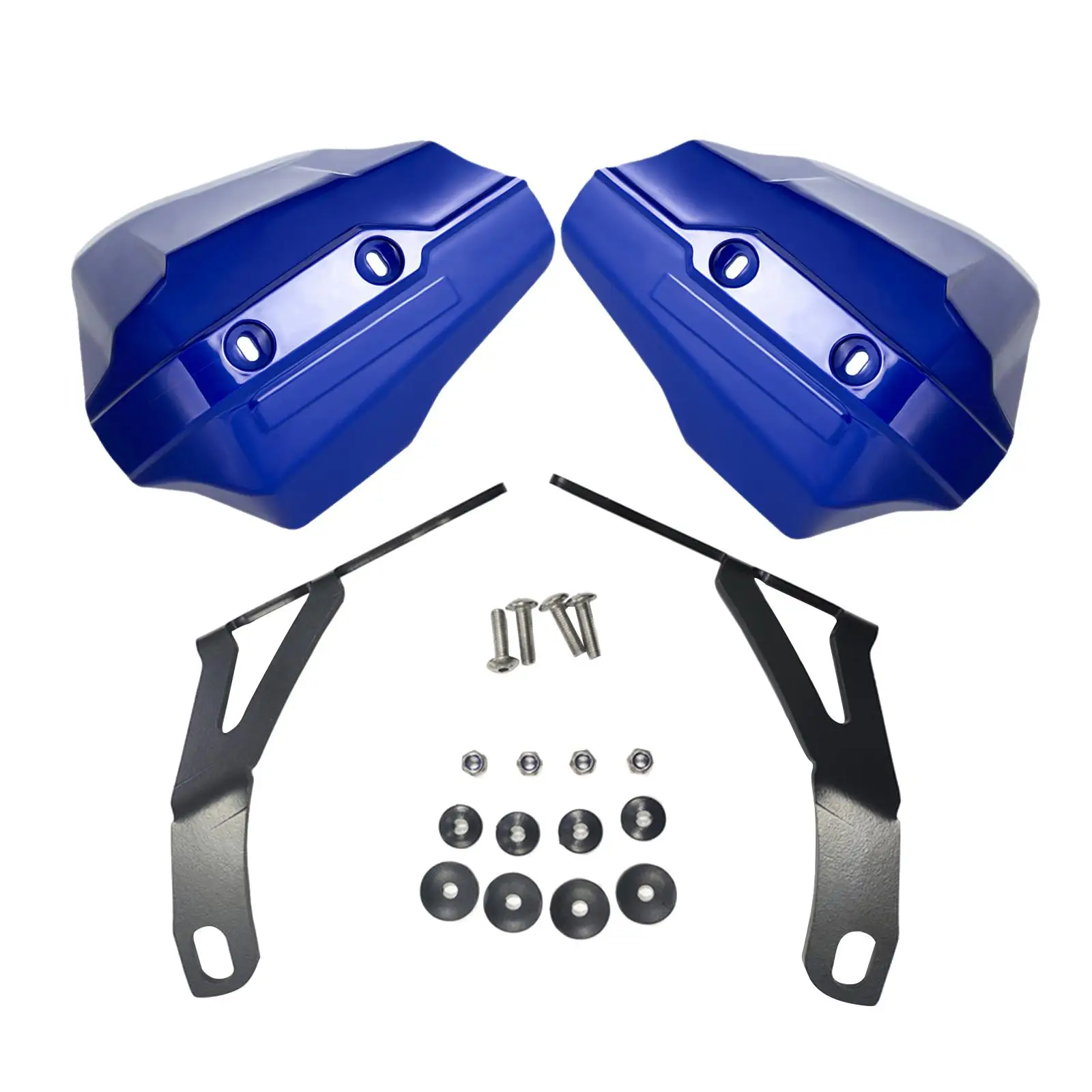 2Pcs Motorcycle Hand Guards Wind Protector with Metal Bracket Replacement