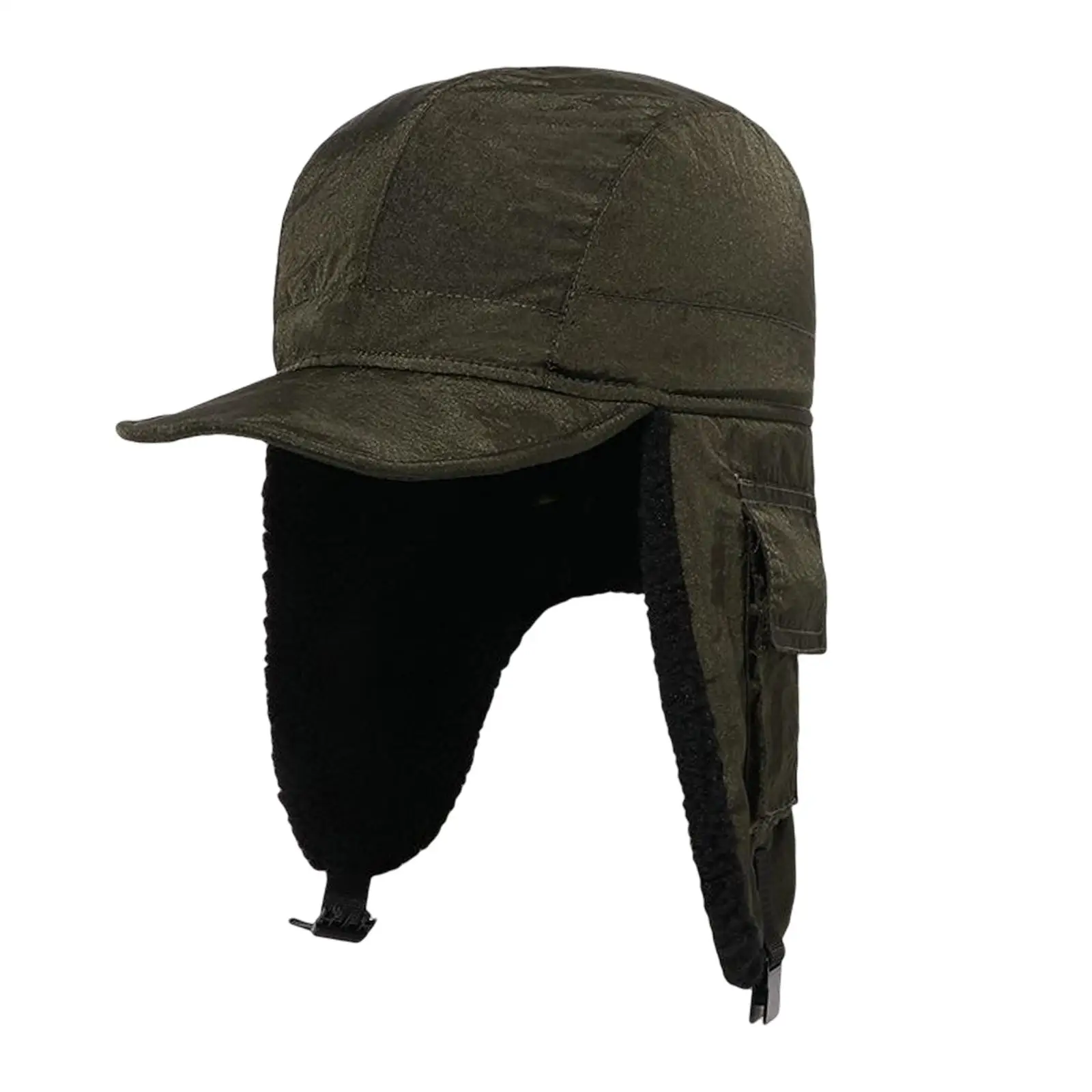 Winter Cap Men Women Windproof Baseball Hat with Ear Flaps for Climbing Hunting Motorcycle