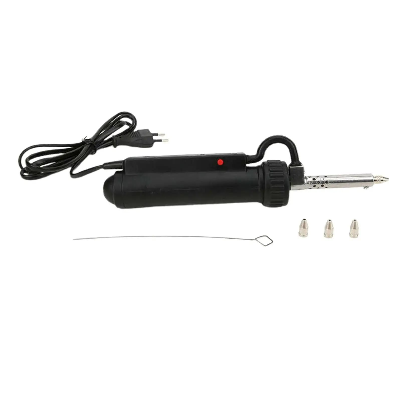 Electric Vacuum Solder Sucker Desoldering Suction Pump Iron Gun Tin Soldering Repair Tool with 3 Nozzle EU Plug 220V 30W