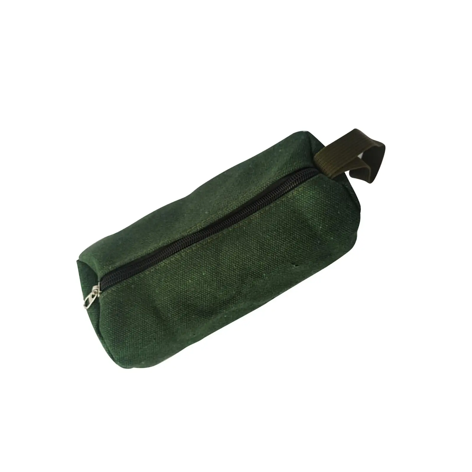 Tool Bag Thick Canvas Pouch Instrument Case with Zipper Multi Functional Storage