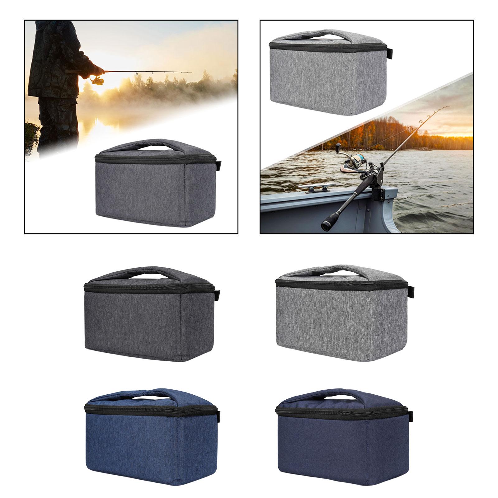 Fishing Reel Storage Bag Fishing Reel Cover Tackle Tool Waterproof with Handle Camera Protect Bag