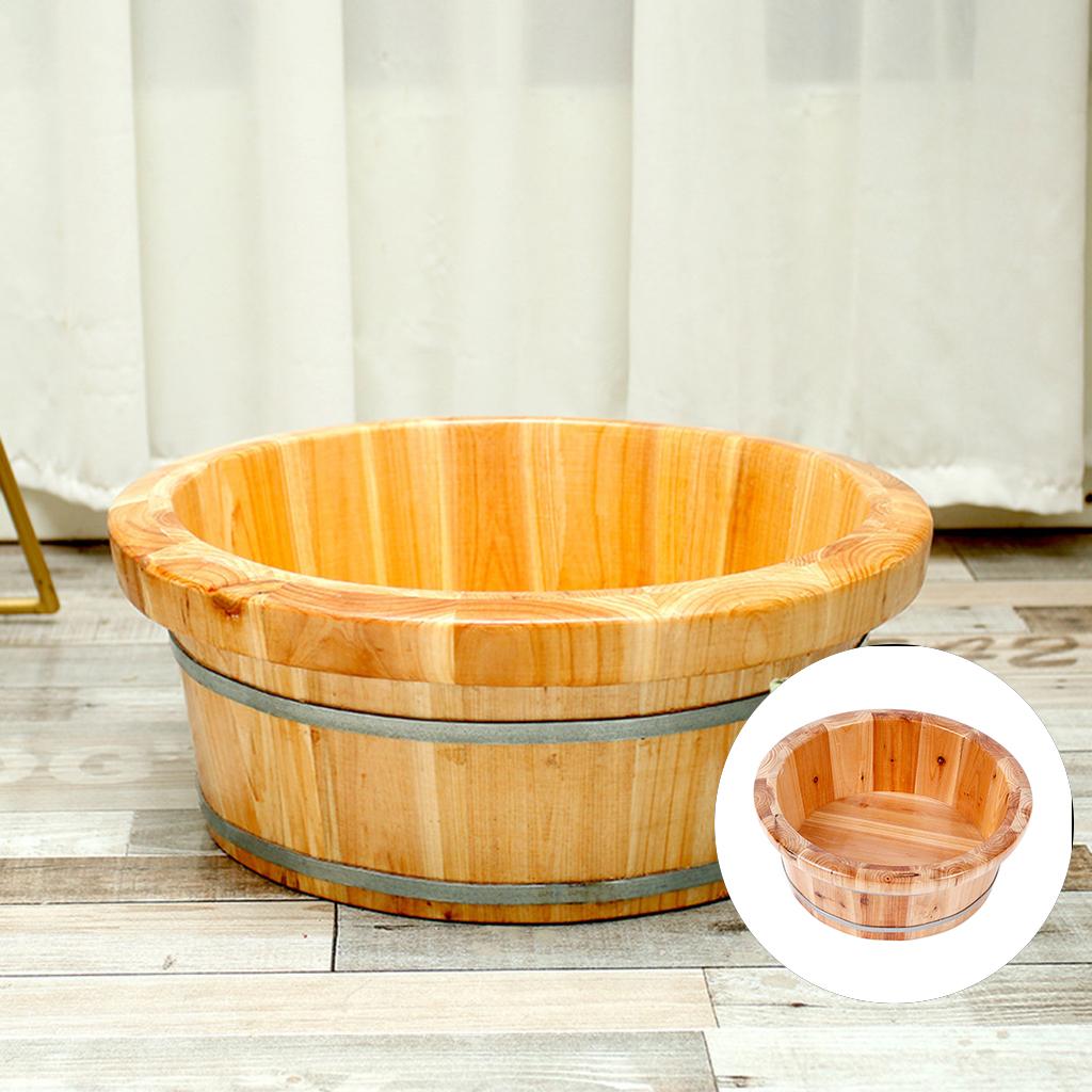 Foot Basin Feet Barrel Soaking Bath Tub Wood Bucket for Soaker Washing Sauna