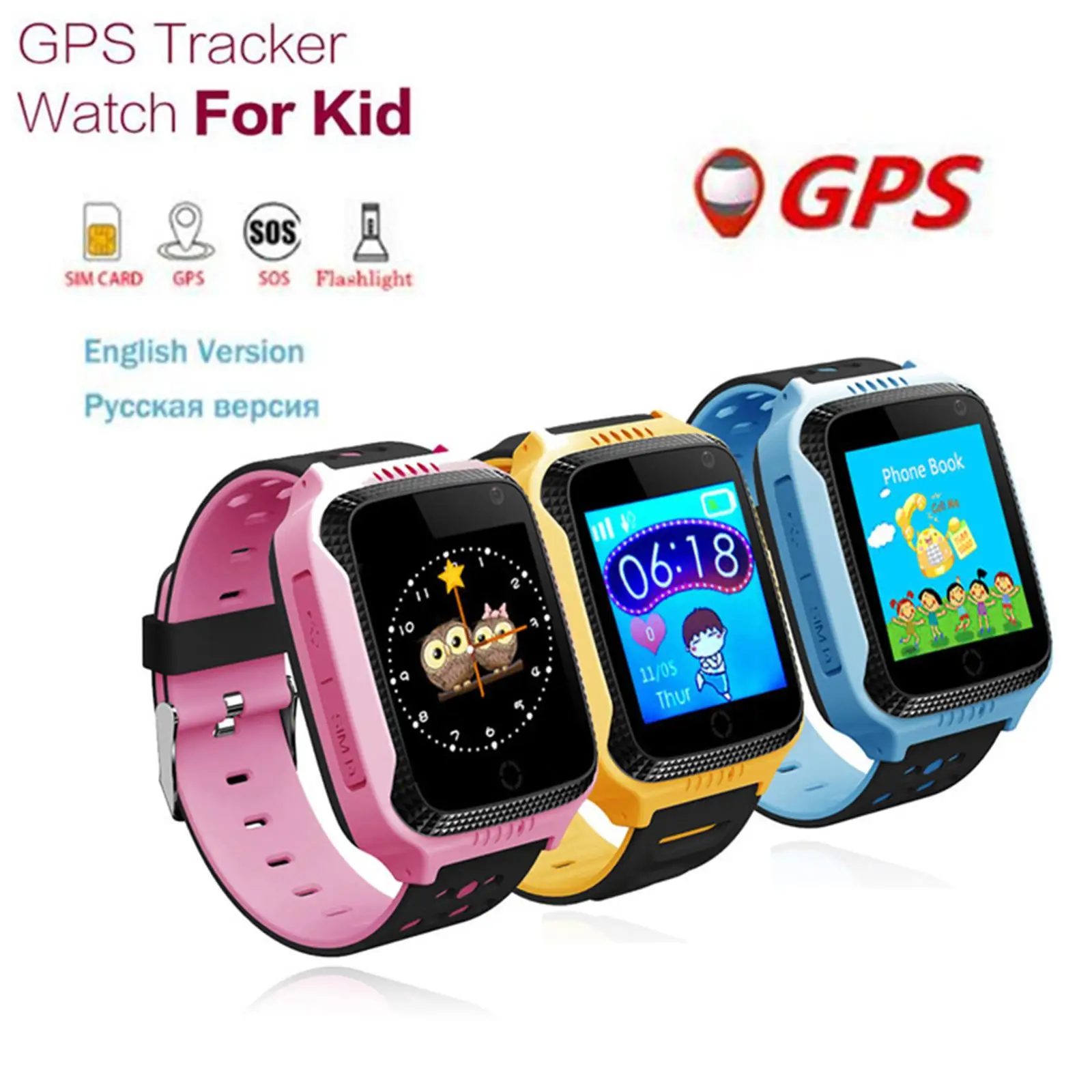 Q529 Kids GPS Smart Watch Camera Voice Chat Smart Activity Trackers Sport Wristband for Student Girls Boys Birthday Gift