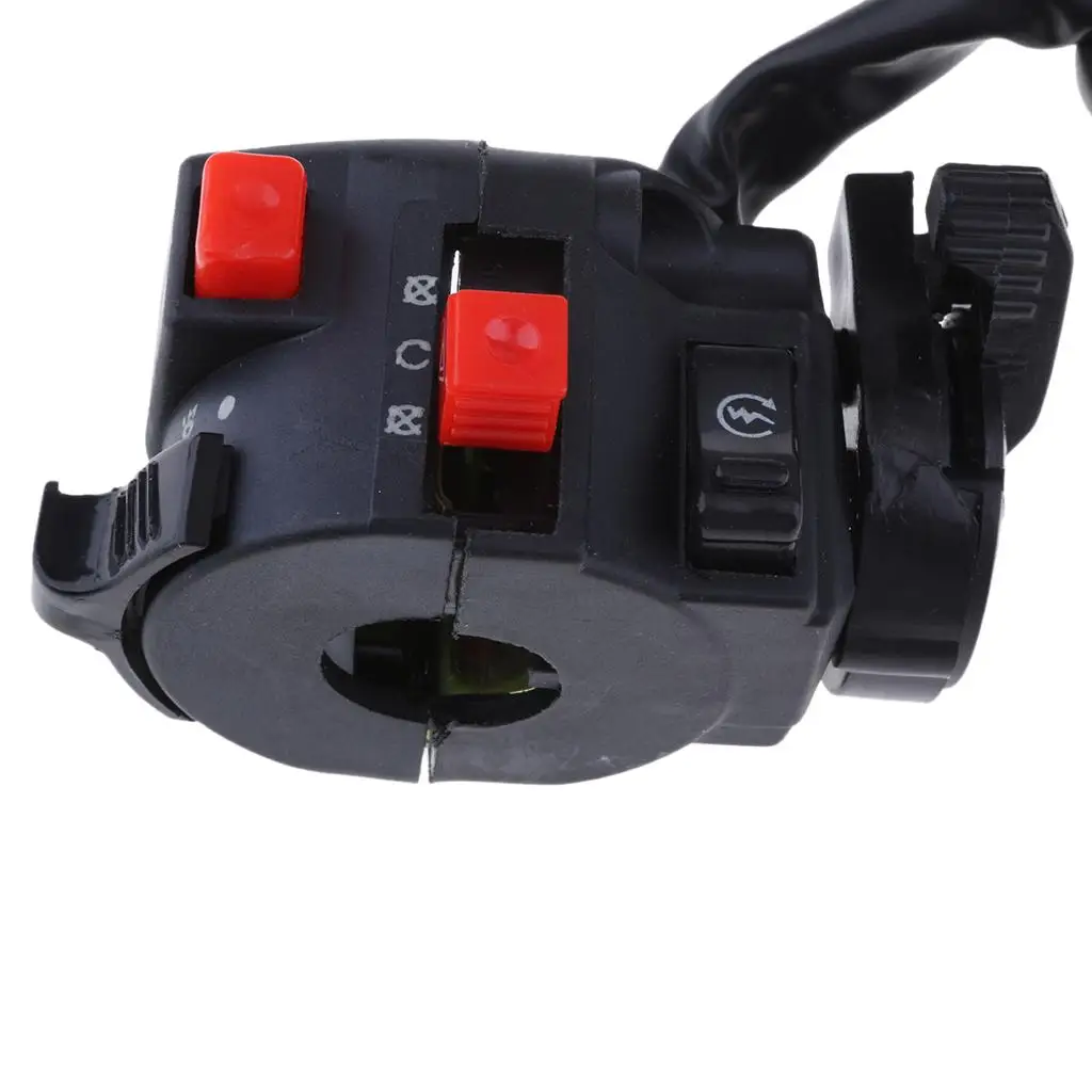 Universal Motorcycle Switch Lights on off High Low Indicator Horn Switch