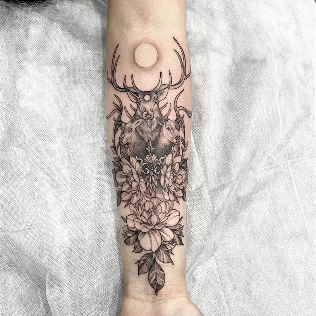 Kräuter Engel Temporäre Tattoos für Frauen Mann Punk Fake Tattoo Dauerhafte Arm Kunst Aufkleber Wasserdichte Flügel Tatuajes Temporales – Detail 10