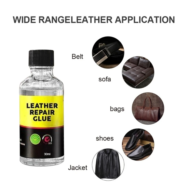 Techinal Leather Glue 30/50ml Leather Scratch Repair Soft Glue Incognito  Transparent Washable Liquid Glue Leather Adhesive Glue