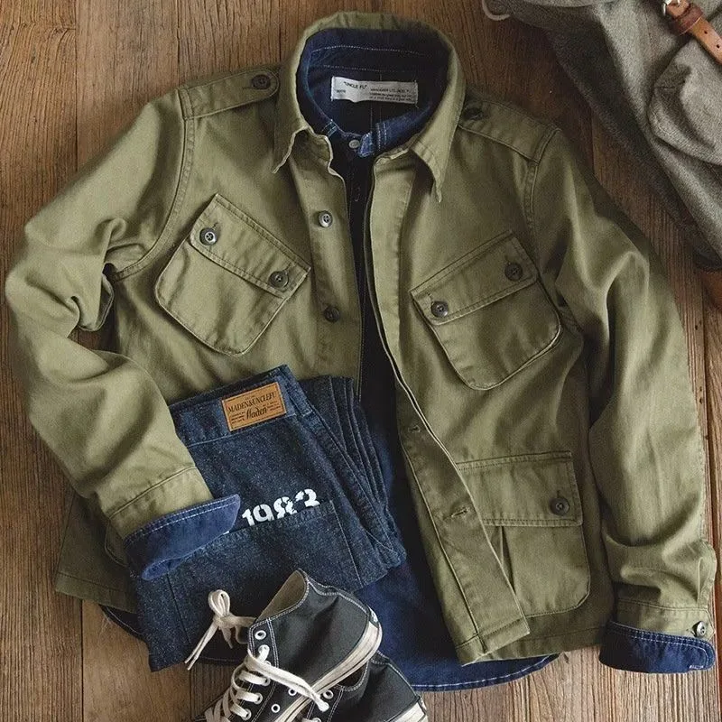 Title 3, Spring Autumn New Jungle Jacket Military Paratr...