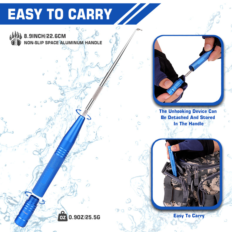 1PC Angeln Haken Remover Edelstahl Angelhaken Dehooker Haken Detacheur Extractor Schnelle Entkopplung Angeln Werkzeuge – Detail 7